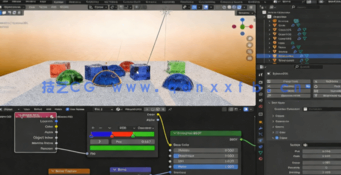 Blender物理特效模拟动画终极训练视频教程 (图5) Blender物理特效模拟动画终极训练视频教程 (图5)