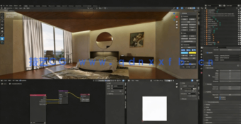 Blender现代风格室内设计技术视频教程(图5) Blender现代风格室内设计技术视频教程(图5)