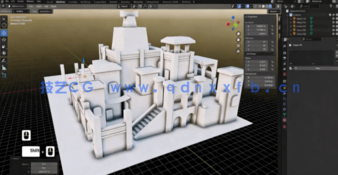 Blender 4模块化建模与Kitbash环境场景制作视频教程(图6) 模块化建模与Kitbash环境场景制作视频教程(图6)