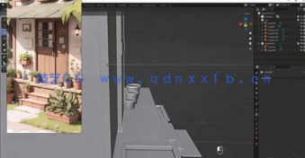 Blender精美迷你小屋制作流程视频教程(图2) Blender精美迷你小屋制作流程视频教程(图2)