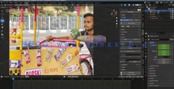 Blender与AE赛博朋克机甲VFX视觉特效制作视频教程(图5) Blender与AE赛博朋克机甲VFX视觉特效制作视频教程(图5)
