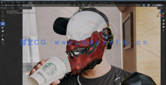 Blender与AE赛博朋克机甲VFX视觉特效制作视频教程(图6) Blender与AE赛博朋克机甲VFX视觉特效制作视频教程(图6)