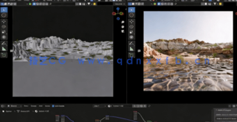 Blender 4地形环境制作快速入门训练视频教程(图3) Blender 4地形环境制作快速入门训练视频教程(图3)