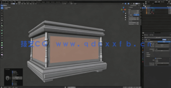 Blender与SP老式留声机建模与纹理实例制作视频教程(图2) Blender与SP老式留声机建模与纹理实例制作视频教程(图2)