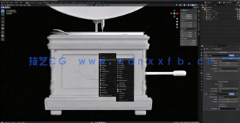 Blender与SP老式留声机建模与纹理实例制作视频教程(图3) Blender与SP老式留声机建模与纹理实例制作视频教程(图3)