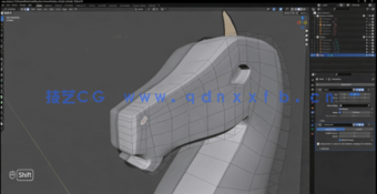 Blender国际象棋3D建模制作流程视频教程(图5) Blender国际象棋3D建模制作流程视频教程(图5)