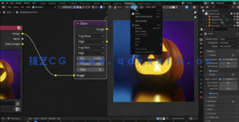 Blender恐怖万圣节南瓜灯实例制作视频教程(图6) Blender恐怖万圣节南瓜灯实例制作视频教程(图6)