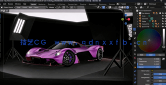 Blender 3D汽车完整制作工作流程视频教程(图6) Blender 3D汽车完整制作工作流程视频教程(图6)