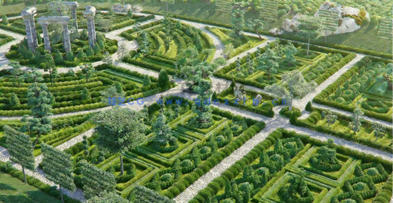 观赏植物和树篱3D模型Globe Plants - Bundle 57 - Ornamental Plants & Hedge 02(图2)