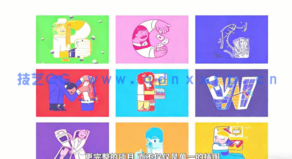 【中文字幕】AI创建矢量卡通蜜蜂角色动画插图工作流程视频教程(图3) 【中文字幕】AI创建矢量卡通蜜蜂角色动画插图工作流程视频教程(图3)