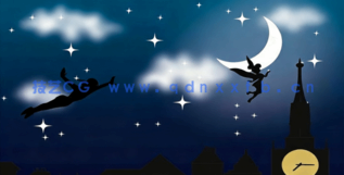 AI创建矢量卡通效果夜晚天空风景视频教程(图3) AI创建矢量卡通效果夜晚天空风景视频教程(图3)