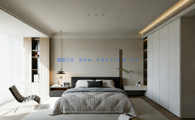 现代卧室/灯光参数齐全(图5) 现代卧室/灯光参数齐全(图5)