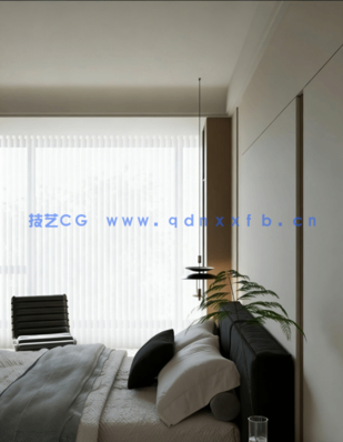 现代卧室/灯光参数齐全(图6) 现代卧室/灯光参数齐全(图6)