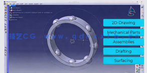 CATIA V5全面核心技术训练视频教程(图6) CATIA V5全面核心技术训练视频教程(图6)