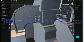 【中文字幕】Plasticity F-16战斗机完整建模全流程视频教程(图6) 【中文字幕】Plasticity F-16战斗机完整建模全流程视频教程(图6)