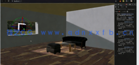 【中文字幕】3D引擎Babylon网页交互式3D房间场景制作视频教程(图3) 【中文字幕】3D引擎Babylon网页交互式3D房间场景制作视频教程(图3)