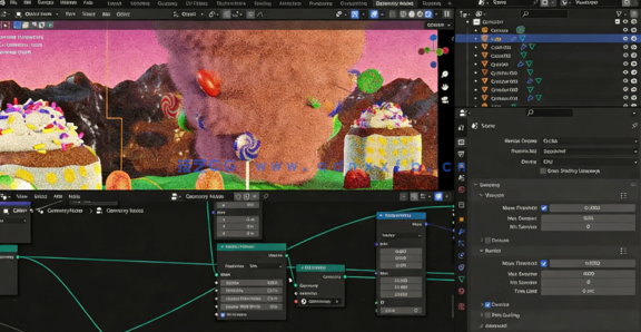 Blender 3D几何节点终极指南视频教程 (图5) Blender 3D几何节点终极指南视频教程 (图5)