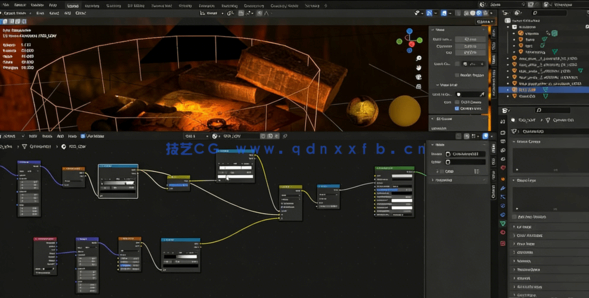 Blender 3D建模和渲染基础核心技术训练视频教程(图4) Blender 3D建模和渲染基础核心技术训练视频教程(图4)
