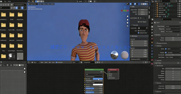 Blender人物角色完整制作工作流程视频教程(图3) Blender人物角色完整制作工作流程视频教程(图3)