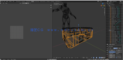 Blender与SP UE游戏资产完整制作工作流程视频教程(图4) Blender与SP UE游戏资产完整制作工作流程视频教程(图4)
