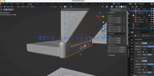 Blender初学者3D建模完整工作流程视频教程 (图4) Blender初学者3D建模完整工作流程视频教程 (图4)