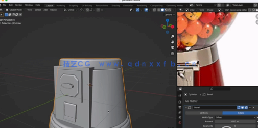 Blender初学者3D建模完整工作流程视频教程 (图5) Blender初学者3D建模完整工作流程视频教程 (图5)