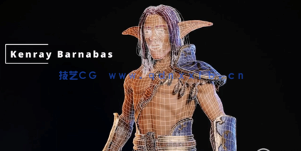 Blender精灵角色完整制作工作流程视频教程(图2) Blender精灵角色完整制作工作流程视频教程(图2)
