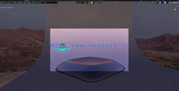 Blender飞行UFO飞碟实例制作视频教程(图2) Blender飞行UFO飞碟实例制作视频教程(图2)