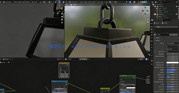 Blender诡异幻想环境场景实例制作流程视频教程(图2) Blender诡异幻想环境场景实例制作流程视频教程(图2)