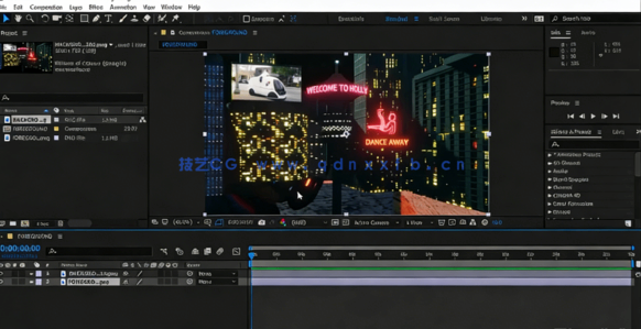 从Blender到After Effects动画场景合成技术训练视频教程(图3) 从Blender到After Effects动画场景合成技术训练视频教程(图3)