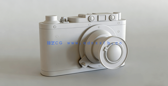 Blender和Substance Painter复古相机完整制作流程视频教程(图2) Blender和Substance Painter复古相机完整制作流程视频教程(图2)