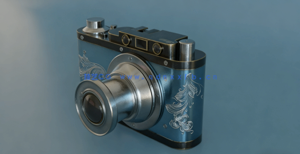 Blender和Substance Painter复古相机完整制作流程视频教程(图3) Blender和Substance Painter复古相机完整制作流程视频教程(图3)