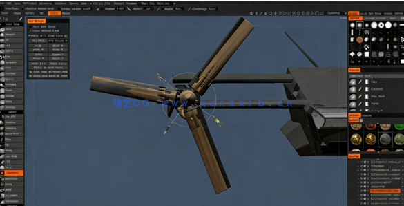 Blender大型军用运输机完整概念设计流程视频教程(图3) Blender大型军用运输机完整概念设计流程视频教程(图3)