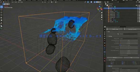 Blender流体模拟技术大师级训练视频教程 (图2) Blender流体模拟技术大师级训练视频教程 (图2)