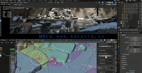 Blender 3D概念艺术环境氛围创作视频教程(图5) Blender 3D概念艺术环境氛围创作视频教程(图5)