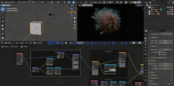 Blender逼真宇宙星云场景实例制作视频教程(图3) Blender逼真宇宙星云场景实例制作视频教程(图3)
