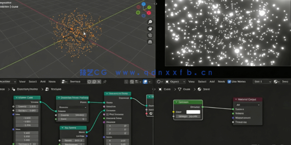 Blender逼真宇宙星云场景实例制作视频教程(图2) Blender逼真宇宙星云场景实例制作视频教程(图2)