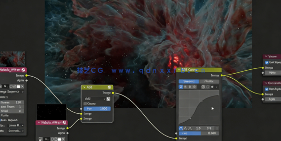 Blender逼真宇宙星云场景实例制作视频教程(图5) Blender逼真宇宙星云场景实例制作视频教程(图5)