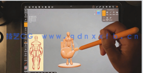 Nomad Sculpt蜘蛛侠角色完整3D建模设计视频教程(图2) Nomad Sculpt蜘蛛侠角色完整3D建模设计视频教程(图2)