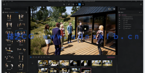 Twinmotion 2023高质量动画渲染与VR项目制作视频教程(图5) Twinmotion 2023高质量动画渲染与VR项目制作视频教程(图5)