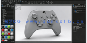 KeyShot微软游戏机Xbox手柄逼真产品可视化渲染视频教程(图2) KeyShot微软游戏机Xbox手柄逼真产品可视化渲染视频教程(图2)