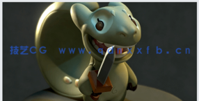 Nomad Sculpt从2D草图到3D模型角色制作视频教程(图2) Nomad Sculpt从2D草图到3D模型角色制作视频教程(图2)