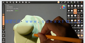 Nomad Sculpt从2D草图到3D模型角色制作视频教程(图3) Nomad Sculpt从2D草图到3D模型角色制作视频教程(图3)