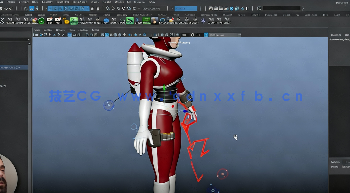 Maya制作专业跳跃动画视频教程(图3) Maya制作专业跳跃动画视频教程(图3)