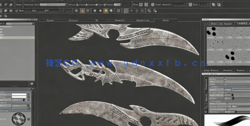 董超魔族战士Maya与ZBrush制作视频教程(图4) 董超魔族战士Maya与ZBrush制作视频教程(图4)