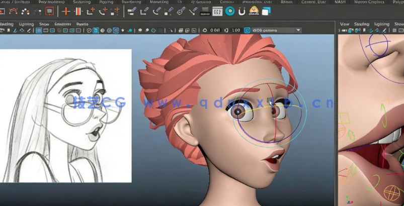Maya 皮克斯工作室大师制作角色面部表情影视动画视频教程(图2) Maya 皮克斯工作室大师制作角色面部表情影视动画视频教程(图2)