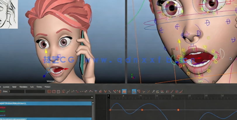 Maya 皮克斯工作室大师制作角色面部表情影视动画视频教程(图3) Maya 皮克斯工作室大师制作角色面部表情影视动画视频教程(图3)