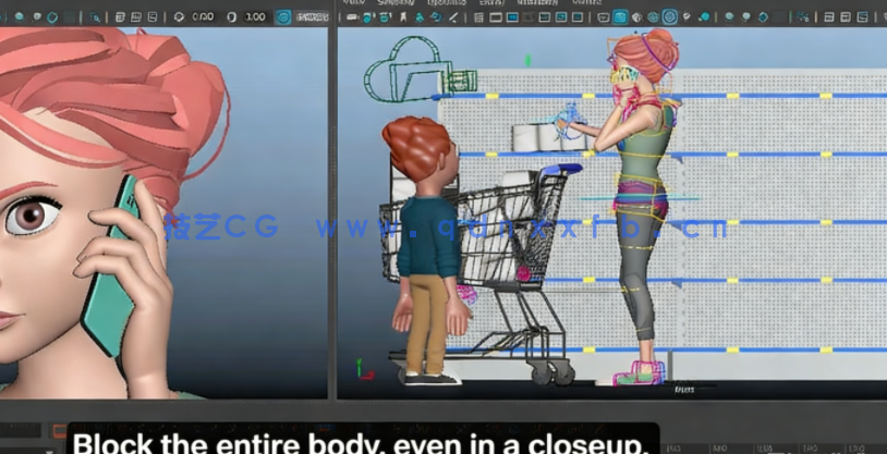 Maya 皮克斯工作室大师制作角色面部表情影视动画视频教程(图4) Maya 皮克斯工作室大师制作角色面部表情影视动画视频教程(图4)