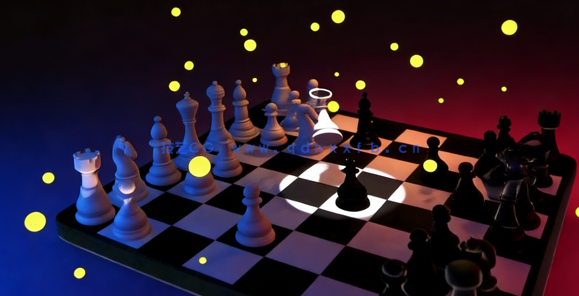 Blender国际象棋场景实例训练视频教程(图2) Blender国际象棋场景实例训练视频教程(图2)