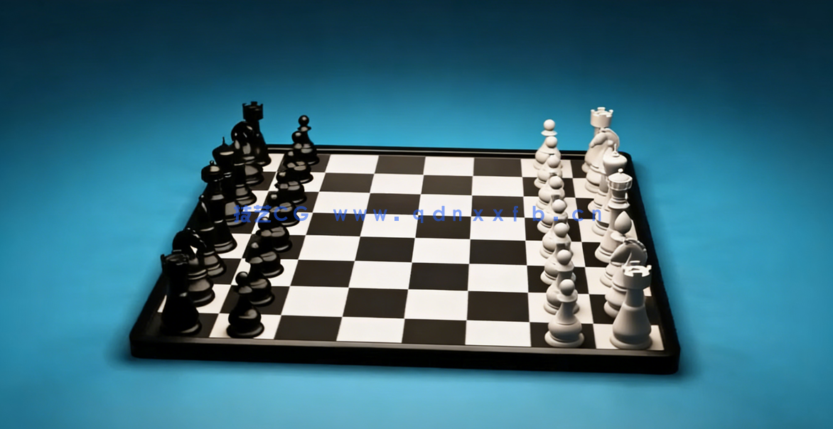 Blender国际象棋场景实例训练视频教程(图5) Blender国际象棋场景实例训练视频教程(图5)